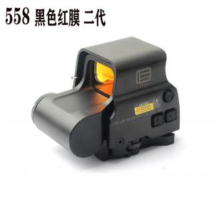 新款558黑色二代虹膜内红点全息瞄准镜