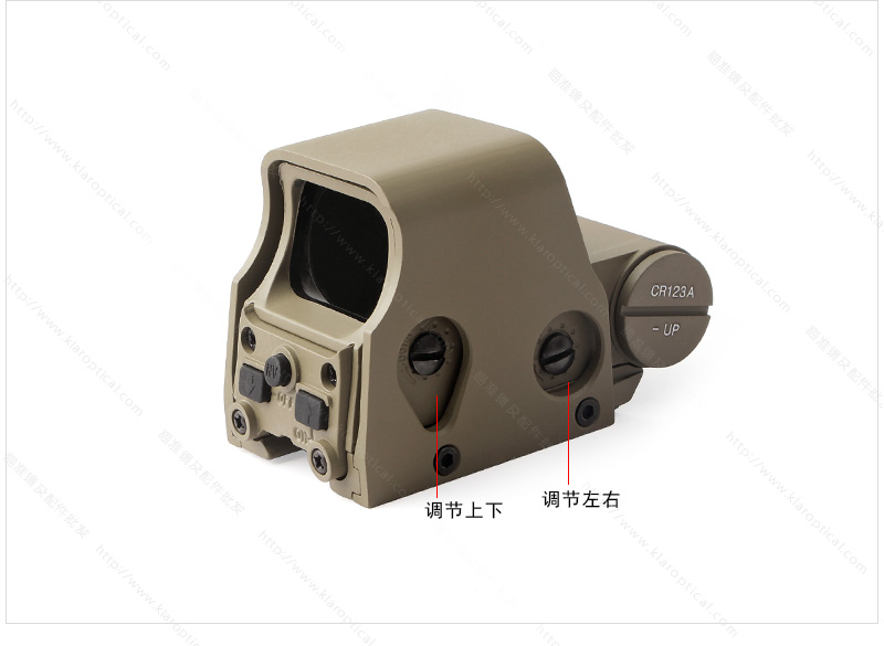 553沙色内红绿点隐形全息瞄准镜狙击瞄准器